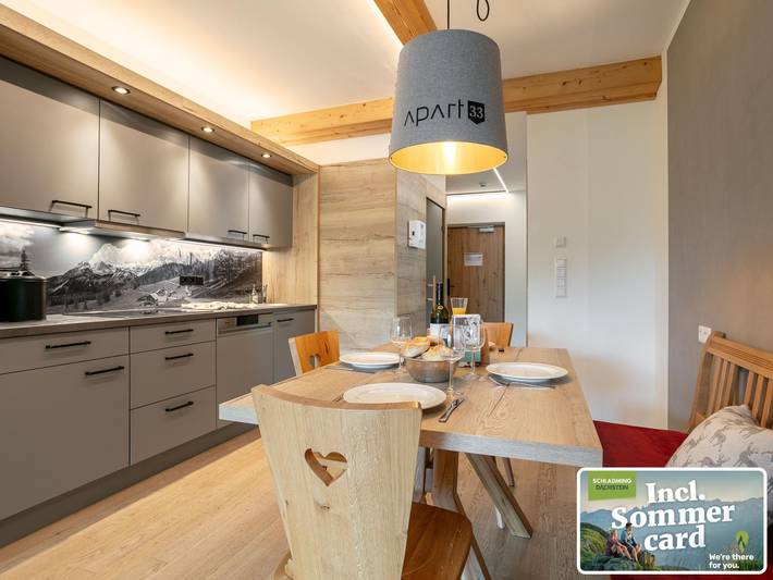 Ferienwohnung für 6 Personen, mit Balkon und Sauna in Haus