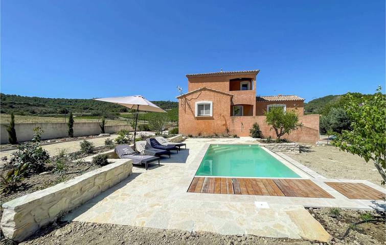 Maison de vacances pour 6 personnes, avec piscine et terrasse, animaux acceptés