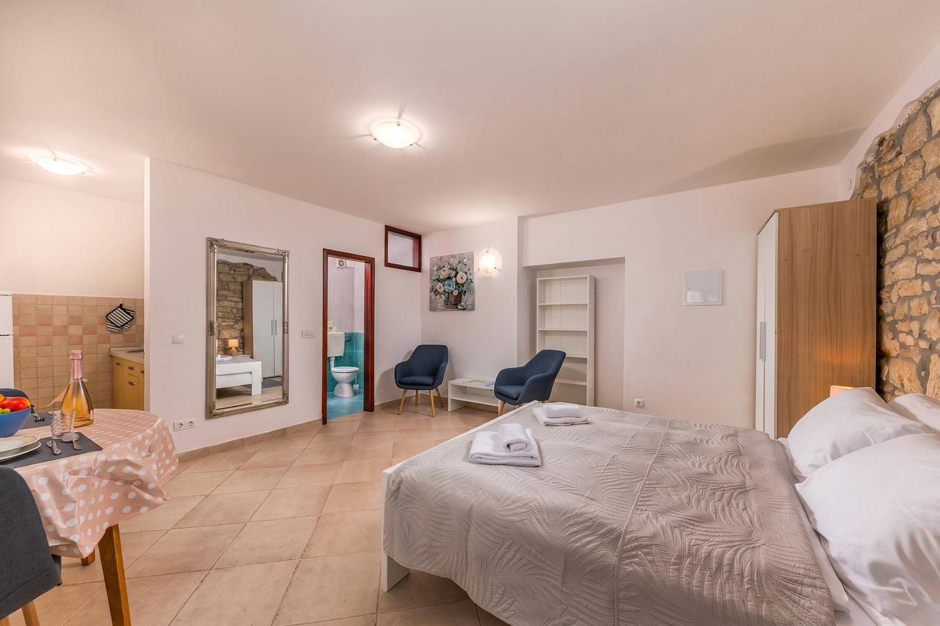 Appartement entier, Studio Iva 1 With Terrace in Bale (Croatie), Région de Rovinj