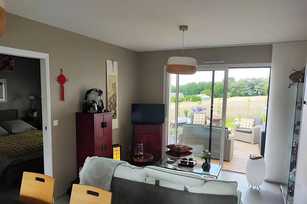 Gîte de encanto «Un Té en el Loira» con terraza, jardín privados y Wi-Fi in Ballan-Miré, Región de Tours