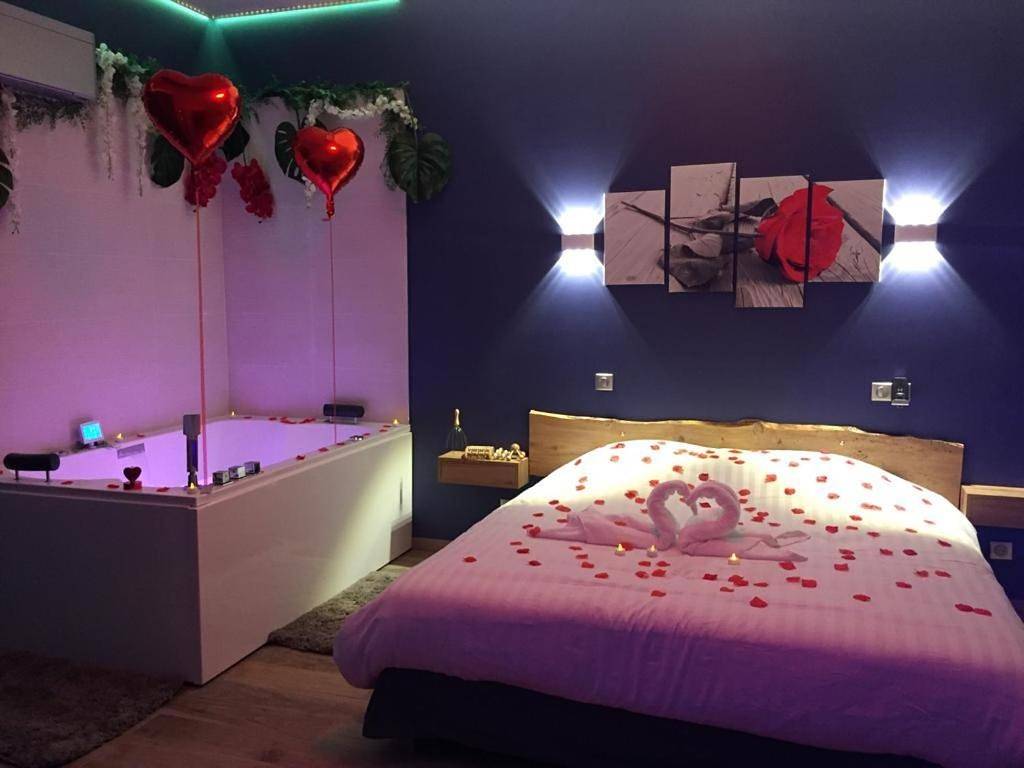 Appartement entier, L Eden et sa love room avec balnéothérapie in Maisons-Alfort, Val-de-Marne
