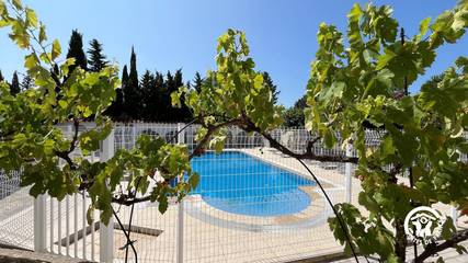 Gîte pour 5 personnes, avec jardin et piscine à Ortaffa