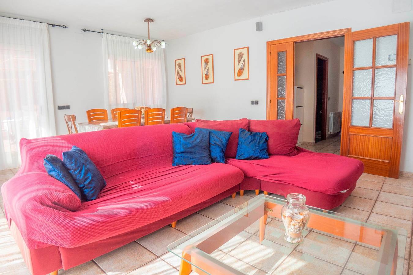 Maison de vacances 'Villa Sunset' avec vue sur la mer, Wi-Fi et climatisation in Calafell, Costa Dorada