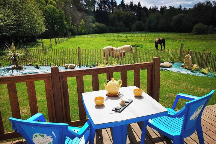 Location de vacances pour 4 personnes, avec jardin, animaux acceptés à Guénin