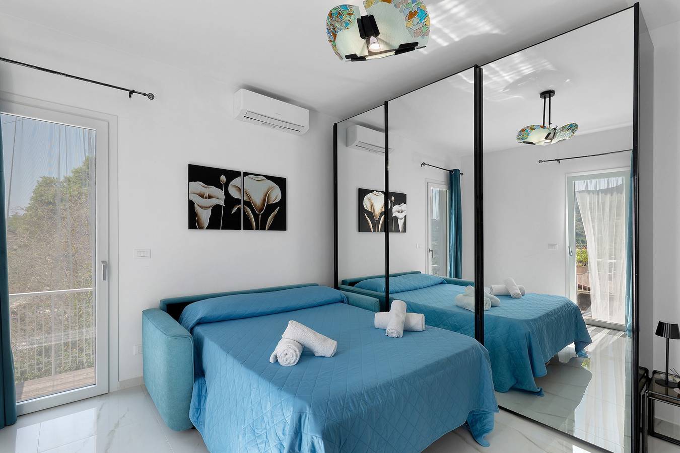 Appartement entier, Appartement 'Rosetta' avec vue mer, Wi-Fi et climatisation in Vallebona, Riviera di Ponente