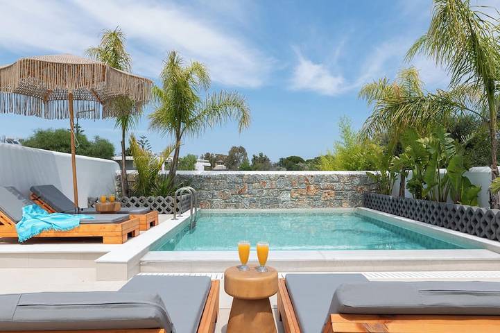 Villa für 6 Personen, mit Terrasse in Faliraki