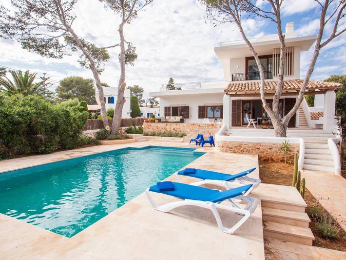 Finca für 6 Personen, mit Garten und Meerblick sowie Pool, kinderfreundlich in Cala Figuera - 2