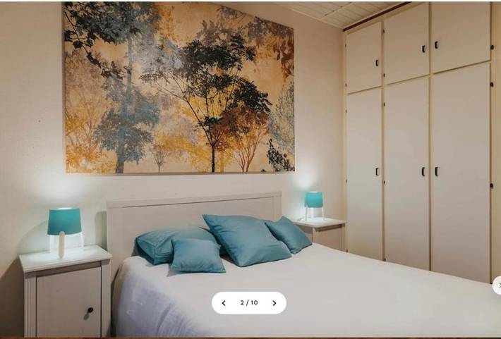 Apartamento para 4 personas, con vistas, Se admiten mascotas en Nazaré