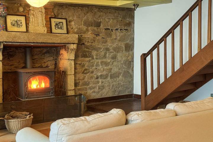 Maison de vacances pour 10 personnes avec vue sur l’océan in Térénez, Plougasnou