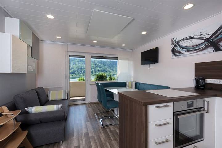 Ferienwohnung für 6 Personen, mit Balkon und Garten sowie Seeblick am Ossiacher See - 2