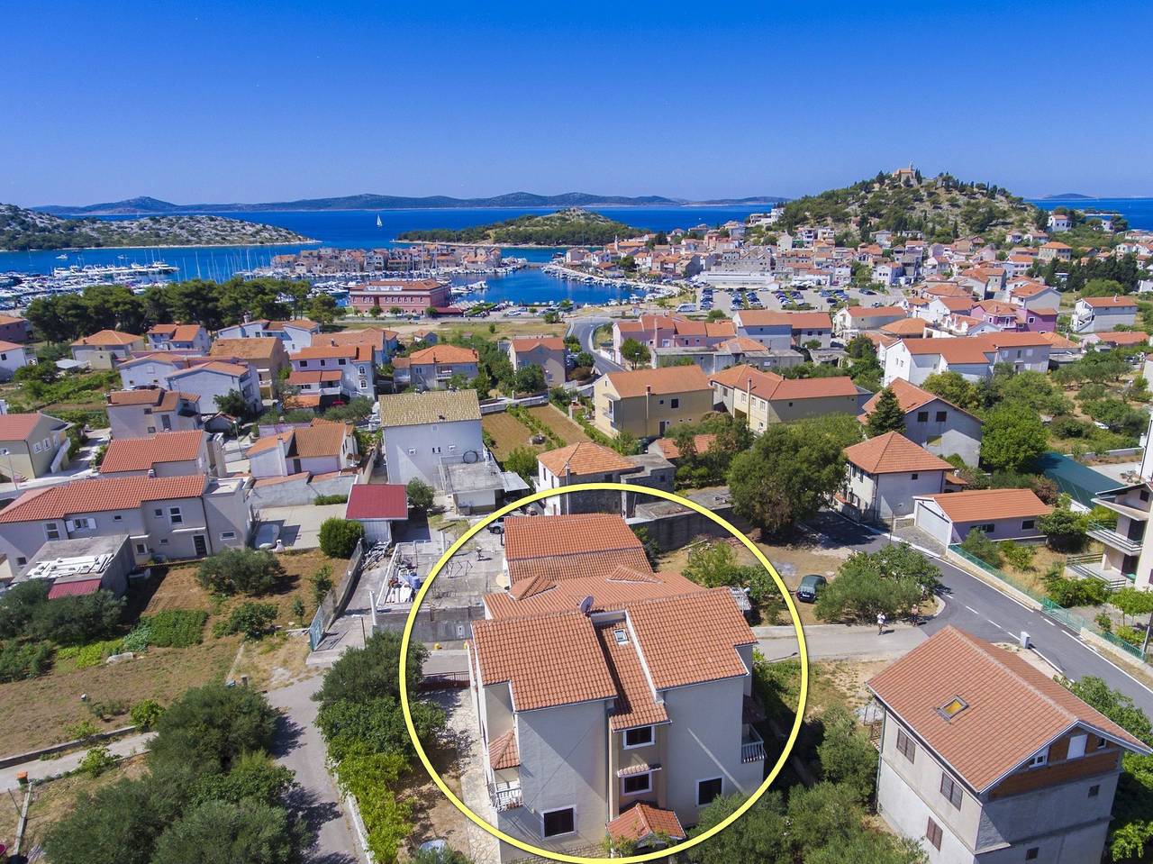 Cijeli studio, Apartments Mira in Tribunj, Šibensko-kninska županija