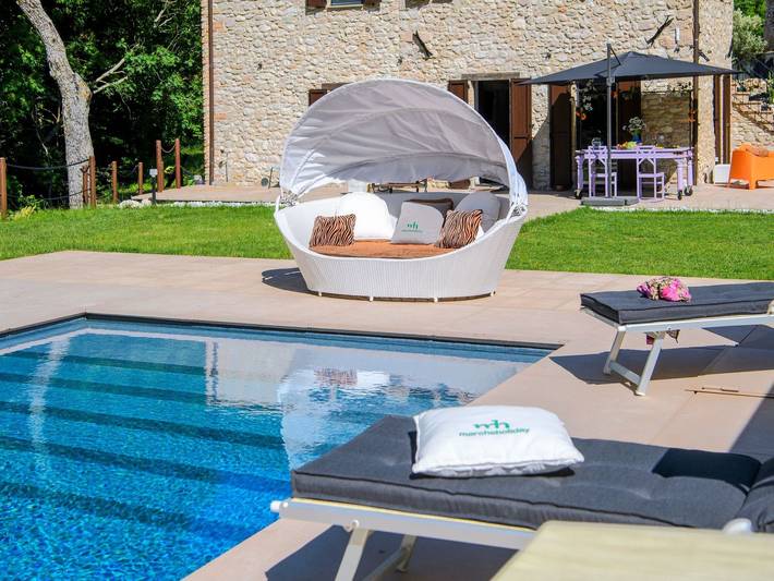 Ferienvilla 'Casalino Galassi in Sarnano, Nationalpark Monti Sibillini