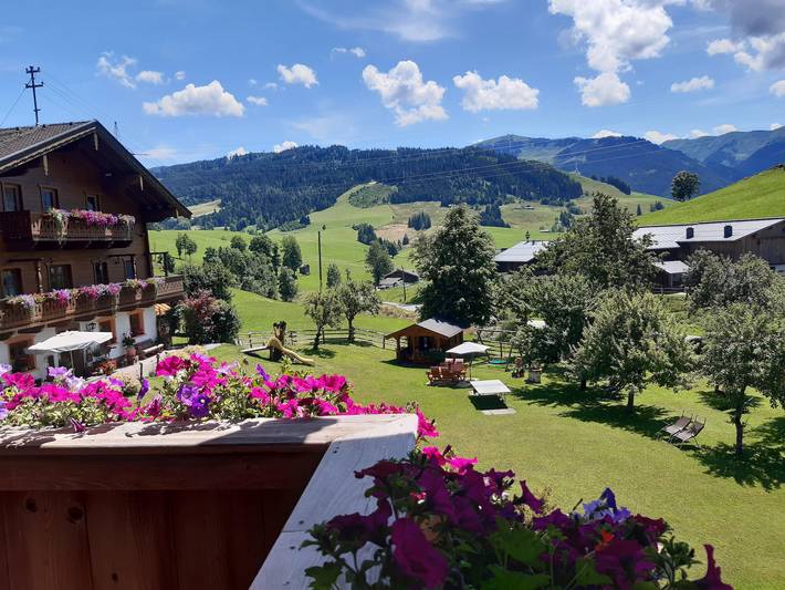 Ferienwohnung für 4 Personen, mit Balkon und Terrasse sowie Garten in Maria Alm