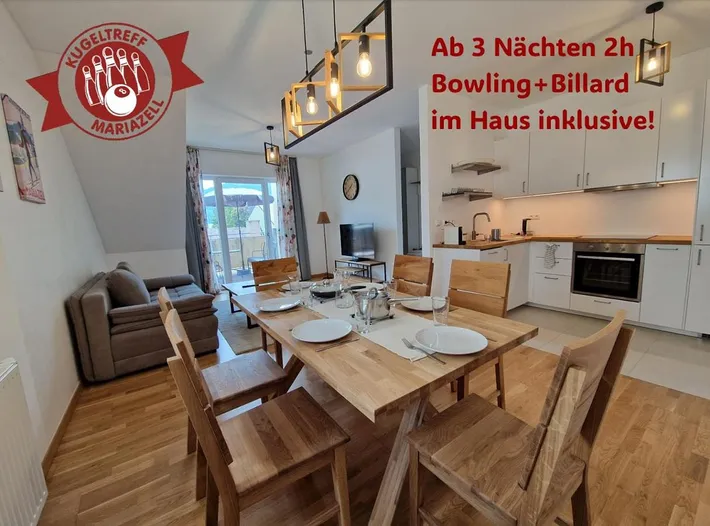 Ferienwohnung für 6 Personen, mit Ausblick und Terrasse, mit Haustier - 1