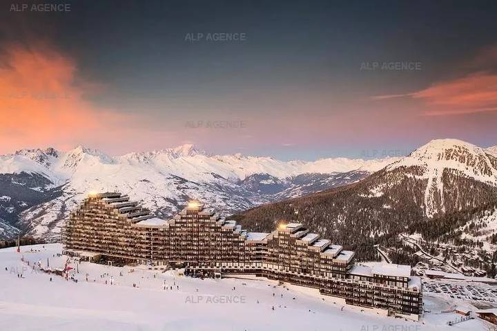 Location de vacances pour 4 personnes, avec balcon et vue, animaux acceptés dans La Plagne