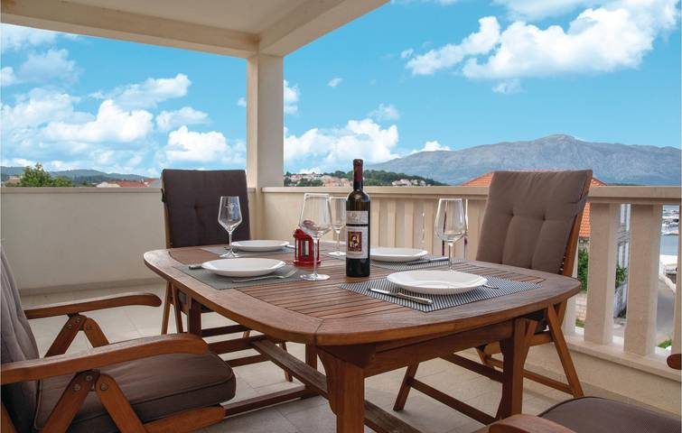 Gîte pour 6 personnes, avec terrasse à Lumbarda - 4