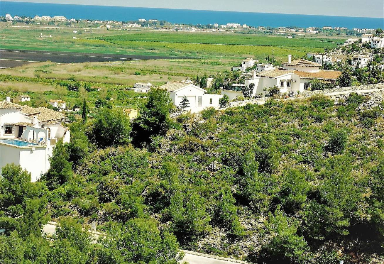 Costa Blanca - Villa mit Meerblick, Klimaanlagen, Wifi und Poolheizung in privater Top - Lage in Pego, Costa Blanca