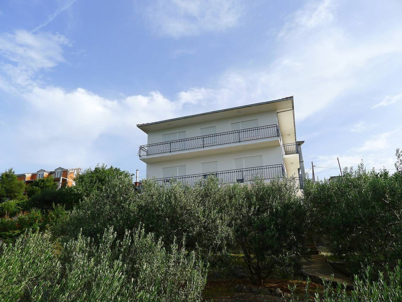 Ganze Wohnung, 4-Zimmer-Ferienwohnung mit Balkon und Meerblick Slatine, Ciovo A-15504-a in Slatine, Ciovo