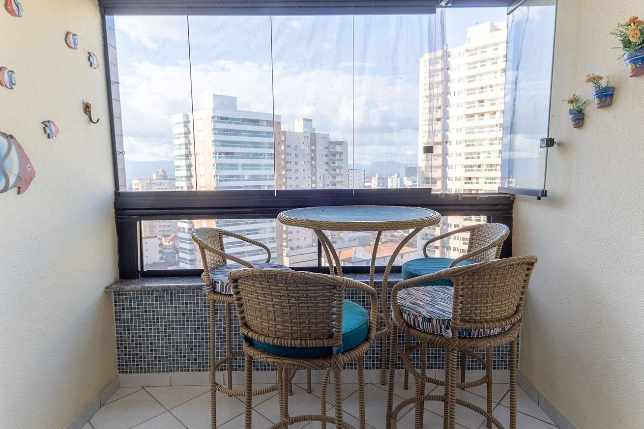 Ganze Wohnung, Ferienwohnung für 6 Personen mit Balkon in Praia Grande, Baixada Santista