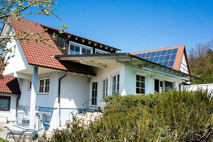 Ferienwohnung für 3 Personen, mit Garten und Sauna