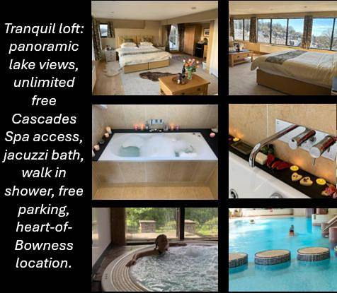 Bed and breakfast for 2 people, with hot tub and terrace as well as pool and sauna in Bowness-on-Windermere