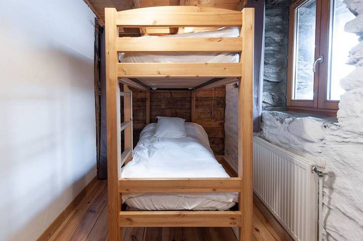 Ein authentisches Zuhause, das die Wärme von Holz und Bergstein vereint. in Saint-Martin-de-Belleville, Vanoise-Massiv