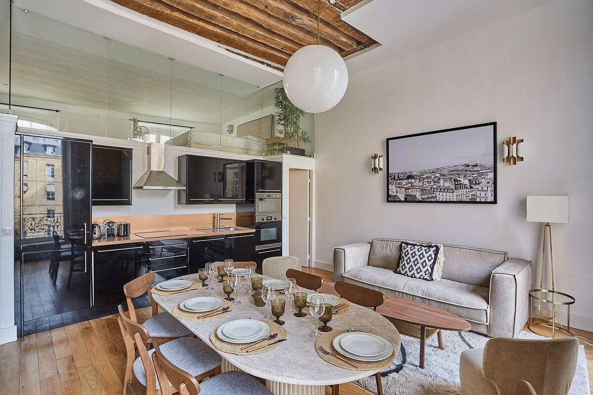 Hel lejlighed, Incredible apartment Louvre/Palais Royal in 1st Arrondissement, Paris