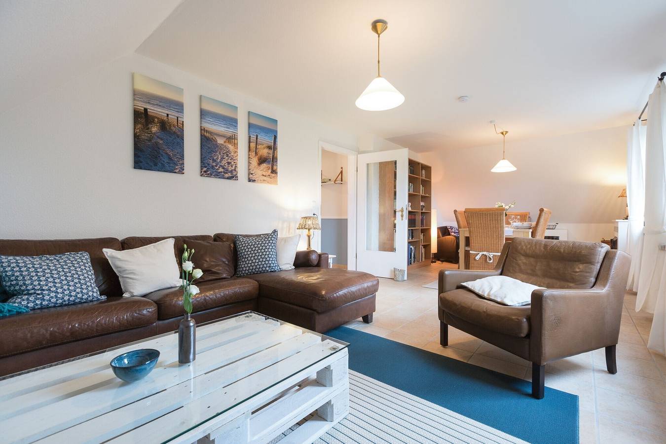 Entire apartment, Apartment 'Ferienwohnung Lillebror' with Shared Terrace, Shared Garden and Wi-Fi in Olderup, Eider-Treene-Sorge
