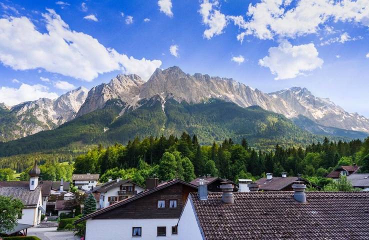 BnB für 5 Personen, mit Balkon und Terrasse in Grainau
