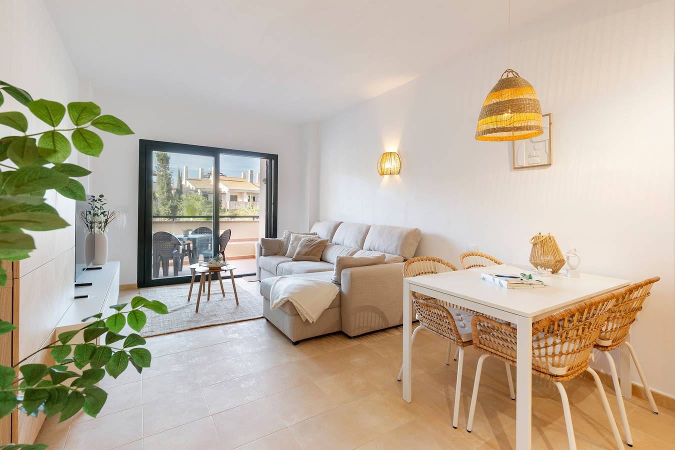 Hel leilighet, Ferieleilighet for 5 personer med barnebasseng in Hacienda del alamo, Fuente Alamo de Murcia