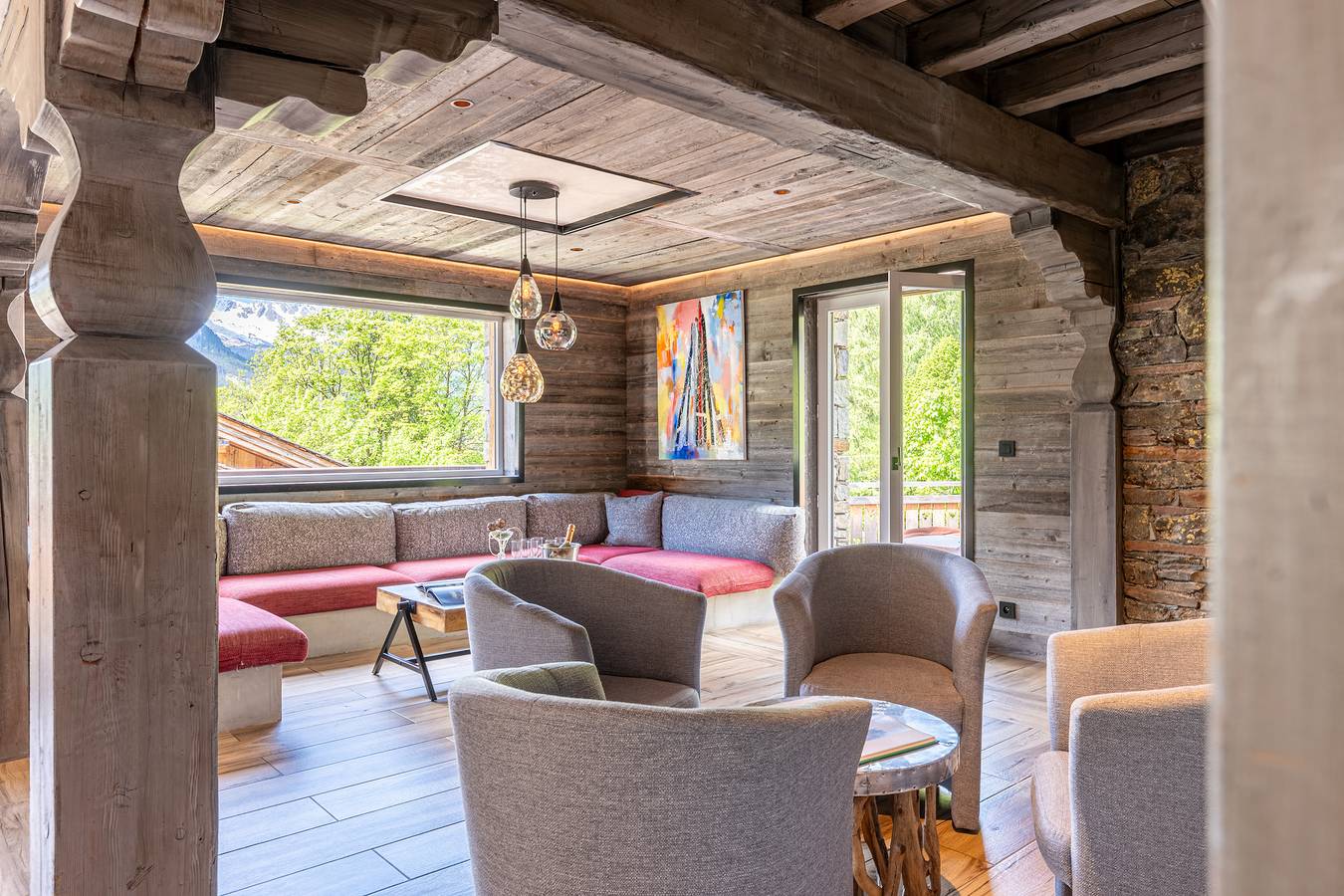 Chalet 'Camillou' con vistas a la montaña, terraza privada y Wi-Fi in Champagny-en-Vanoise, Parque Nacional de Vanoise