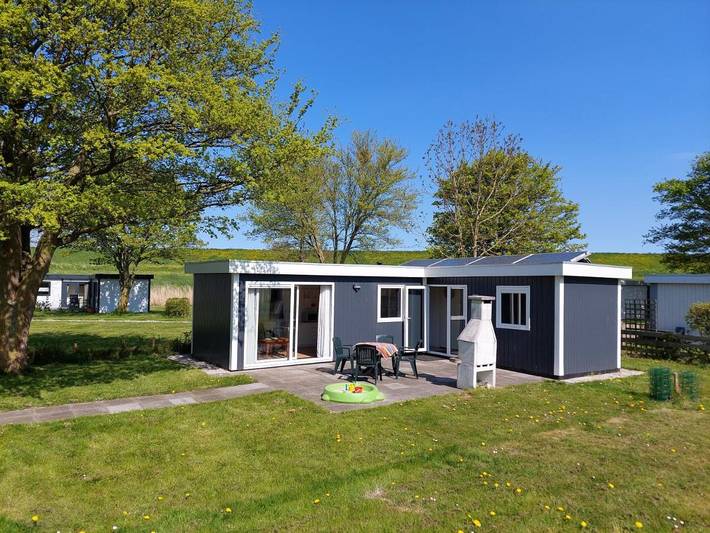 Ferienhaus für 4 Personen, mit Terrasse und Garten sowie Pool und Ausblick