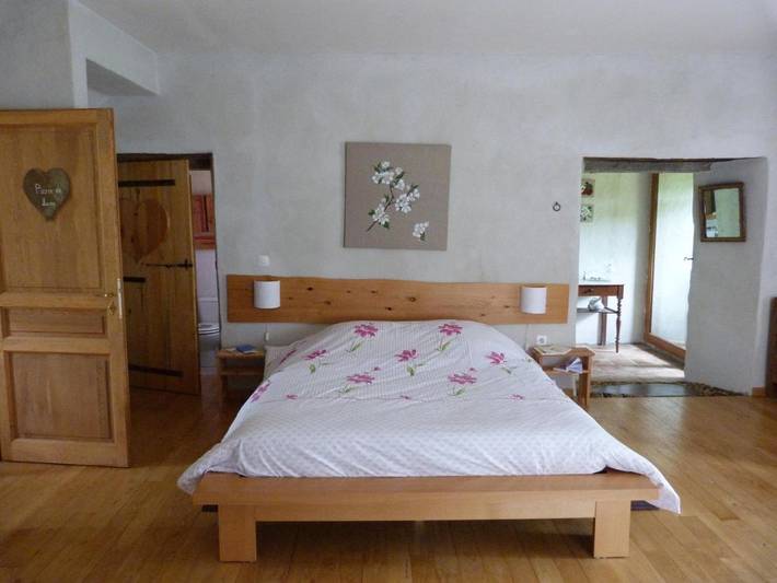 Chambre d’hôte pour 2 personnes, avec Balcon et Terrasse ainsi que Jardin et Vue