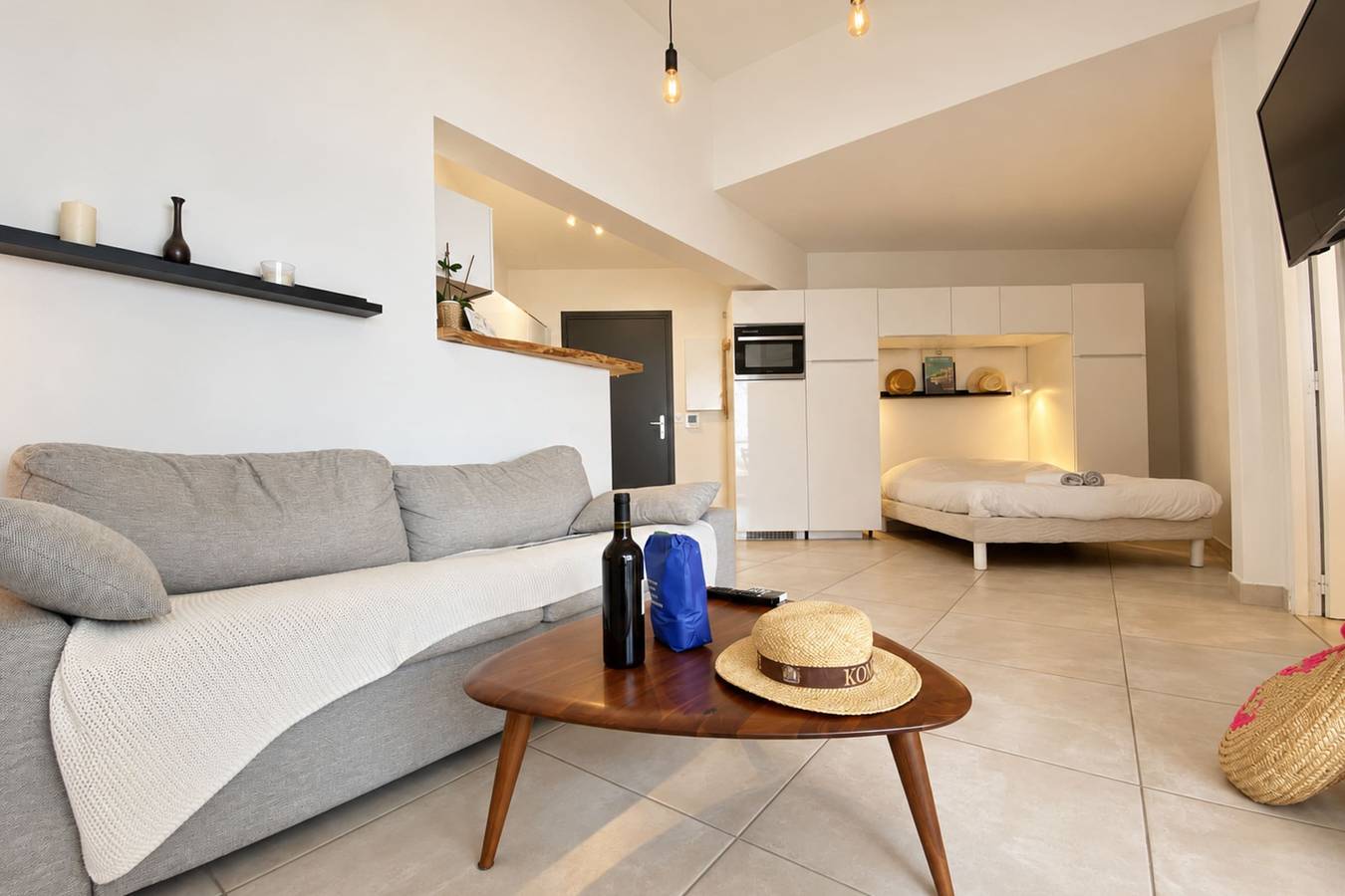 Ganzes Studio, Le Couchant – Studio mit Meerblick in einer Residenz mit privatem Stra in Le Grau-du-Roi, Côte d'Améthyste