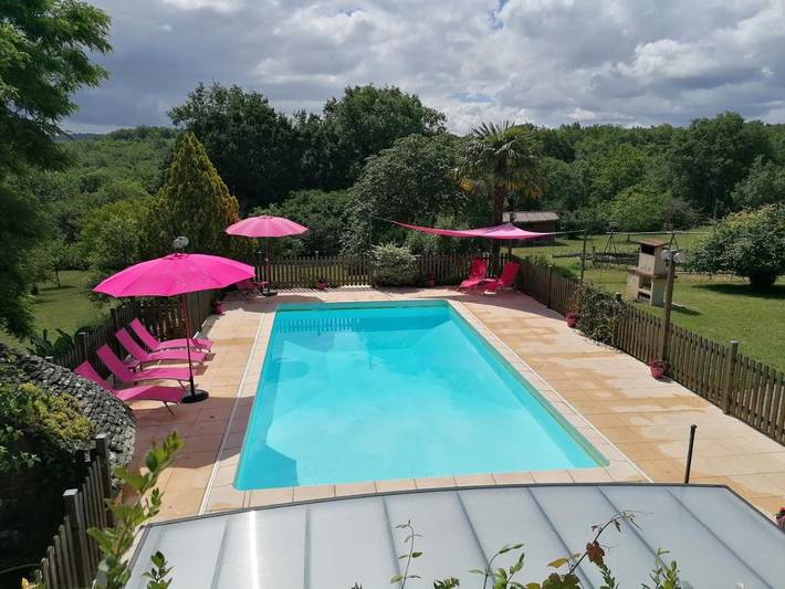 Location de vacances pour 8 personnes, avec jardin ainsi que vue et piscine, animaux acceptés à Calès - 3