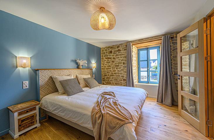 Gîte pour 2 personnes, avec terrasse, animaux acceptés
