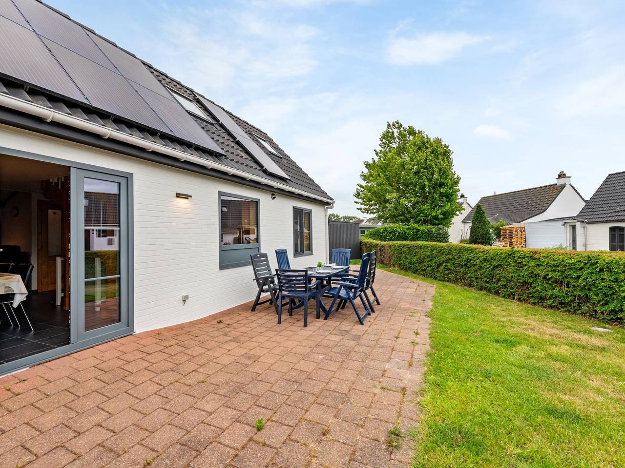 Maison de pêcheur sur le domaine de Nieuwendamme in Nieuwpoort, Côte belge