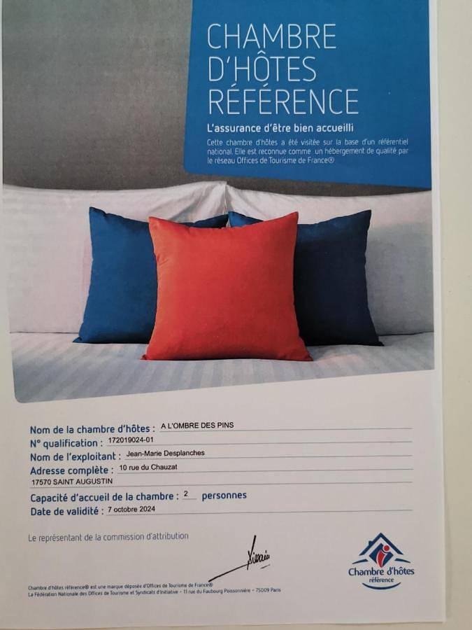 Location de vacances pour 2 personnes, avec jardin et vue, animaux acceptés à Saint-Augustin - 4