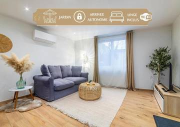 Gîte pour 4 personnes, avec jardin et terrasse à Bois-le-Roi