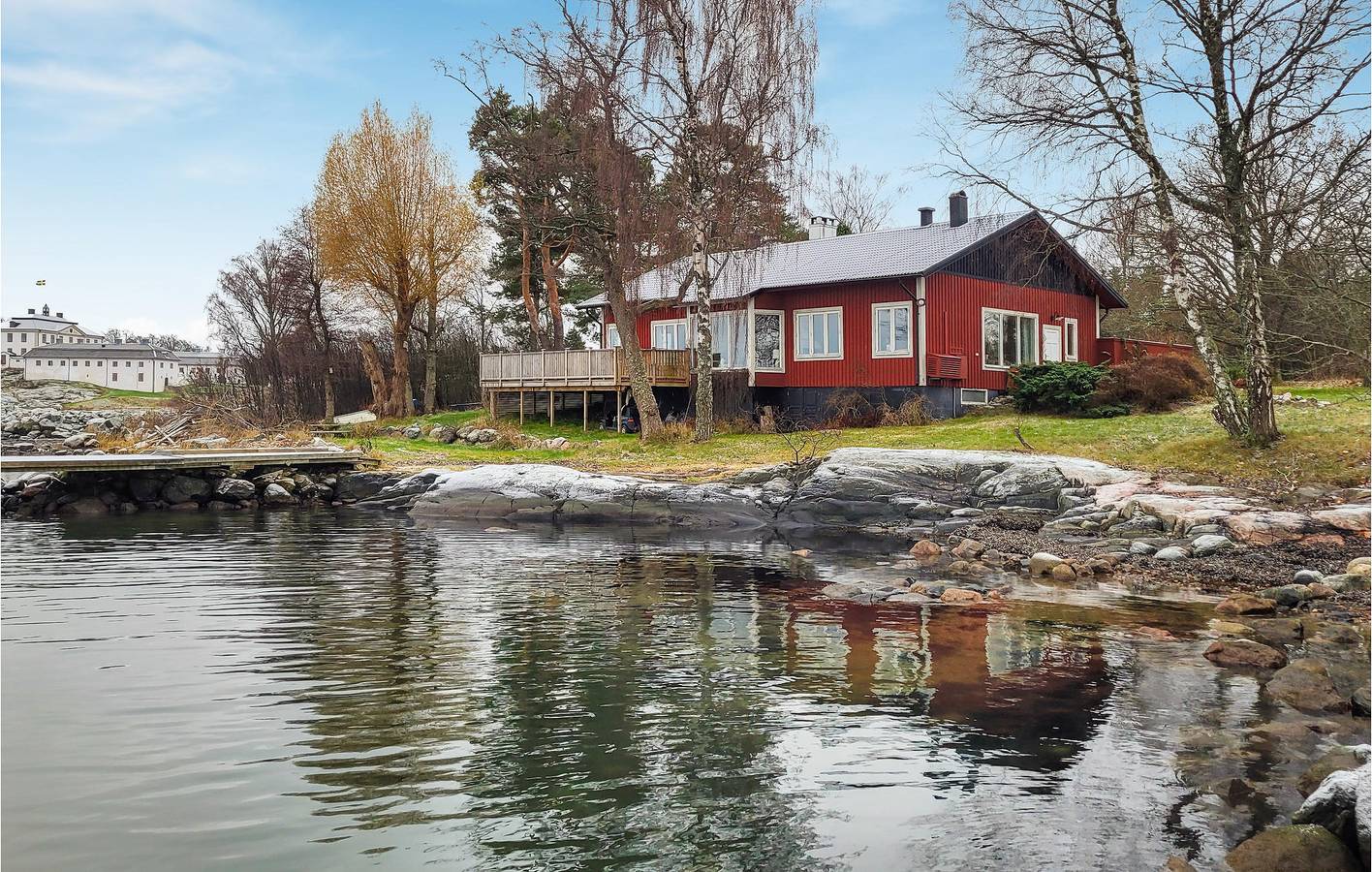 Ferienhaus für 6 Personen mit Sauna in Vikbolandet
