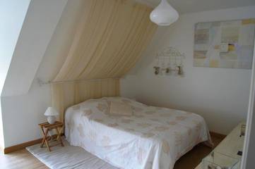 Gîte pour 6 personnes, avec jardin et vue à Baguer-Pican