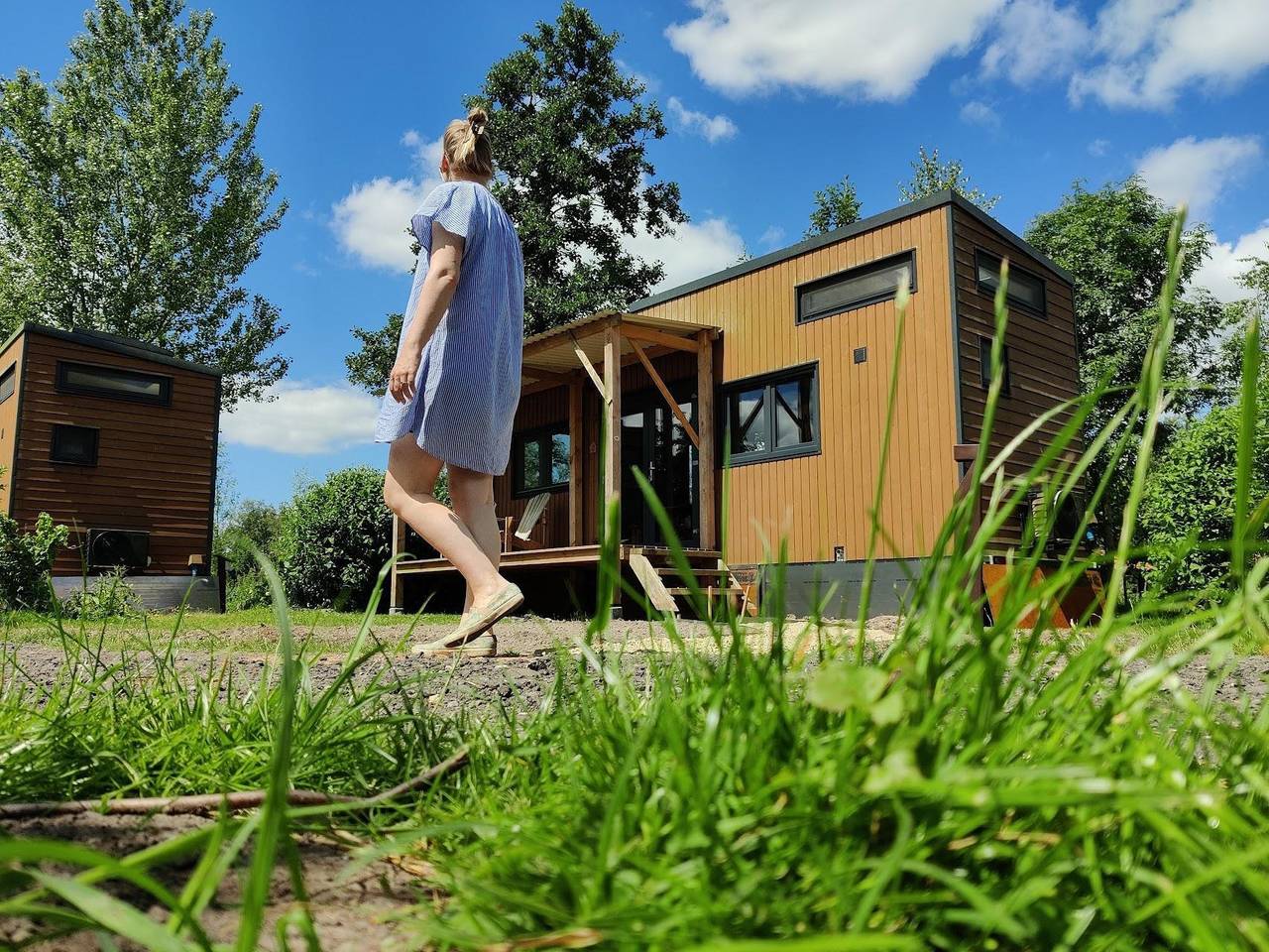 Boetiekpark de Kas — 4 Tny Houses mit zentralem Gruppenraum  in Nationalpark Weerribben-Wieden
