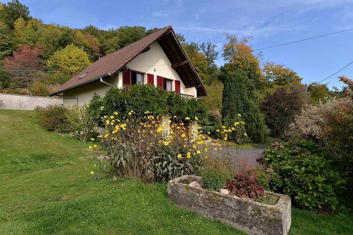 Gîte pour 4 personnes, avec Balcon ainsi que Terrasse et Jardin