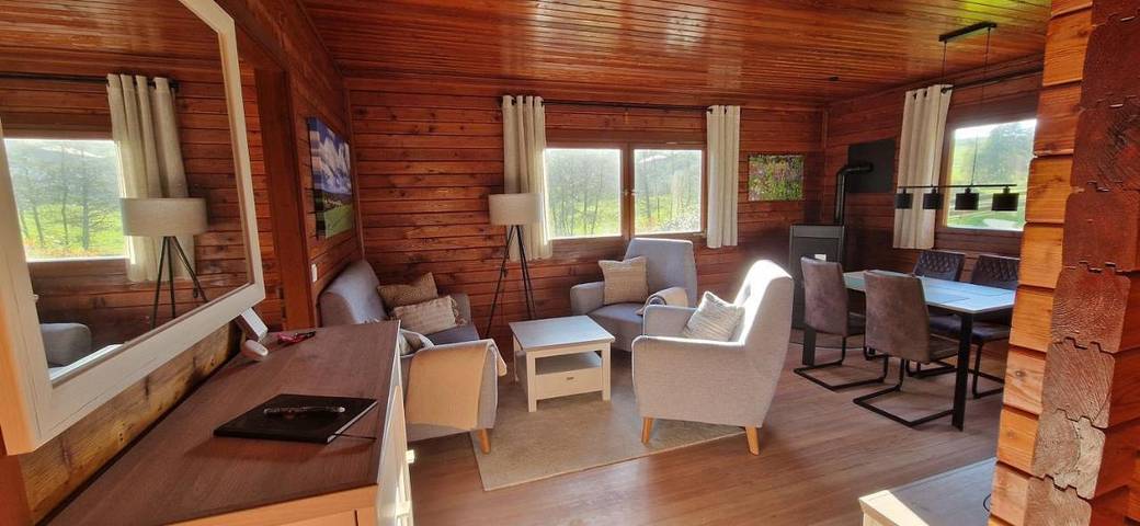 Ferienhaus für 5 Personen, mit Terrasse und Garten sowie Ausblick in Erbach im Odenwald
