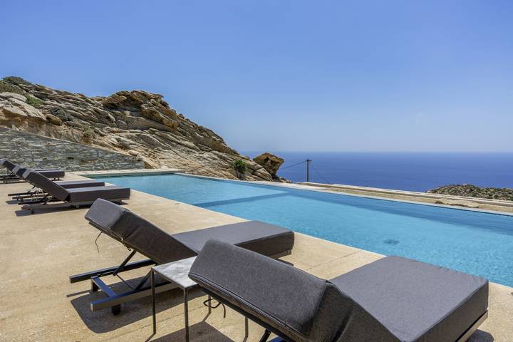 Villa for 8 people, with Garden in Ios
