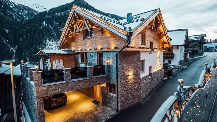 Hütte für 8 Personen, mit Balkon und Sauna sowie Whirlpool in Kappl - 3