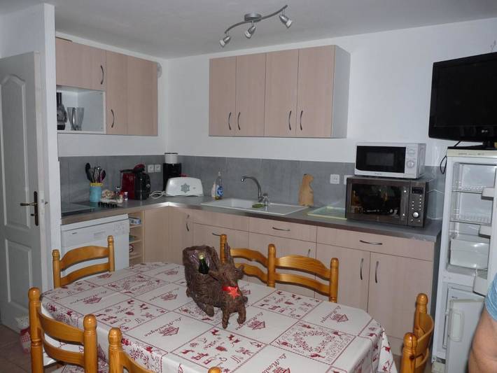 Gîte pour 6 personnes, avec vue et balcon à Crévoux