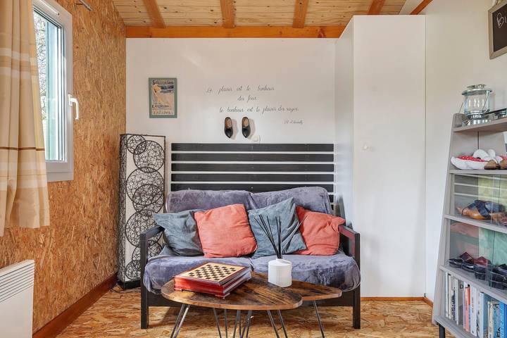 Chalet pour 4 personnes, avec bassin pour enfant et jardin en Bretagne - 2
