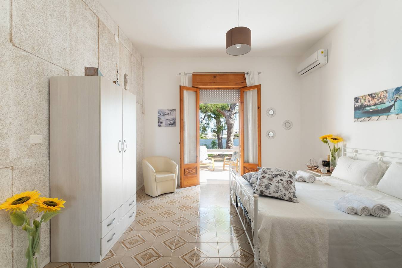 Casa de vacaciones 'Blue Coral' con vistas al mar, Wi-Fi y aire acondicionado in Porto Cesareo, Golfo de Tarento