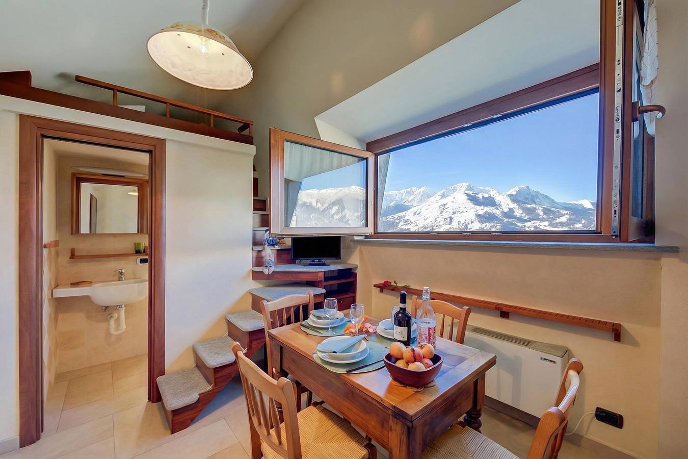 Ganze Wohnung, Studio Placide Mountain View in Sauze d'Oulx, Via Lattea